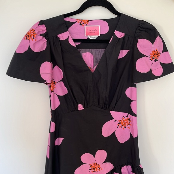 Kate Spade floral ruffle dress - Picture 2 of 5